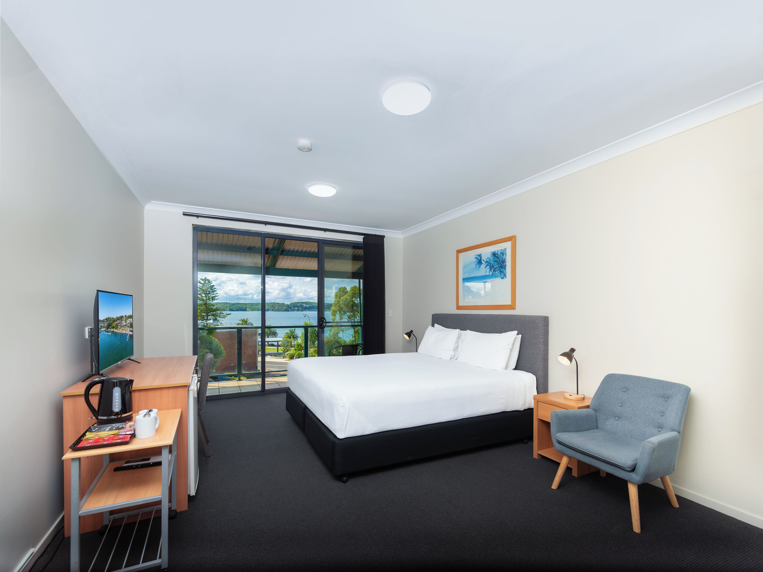 studio lakeview room | 1 bedroom, premium bedding, pillow-top beds, desk