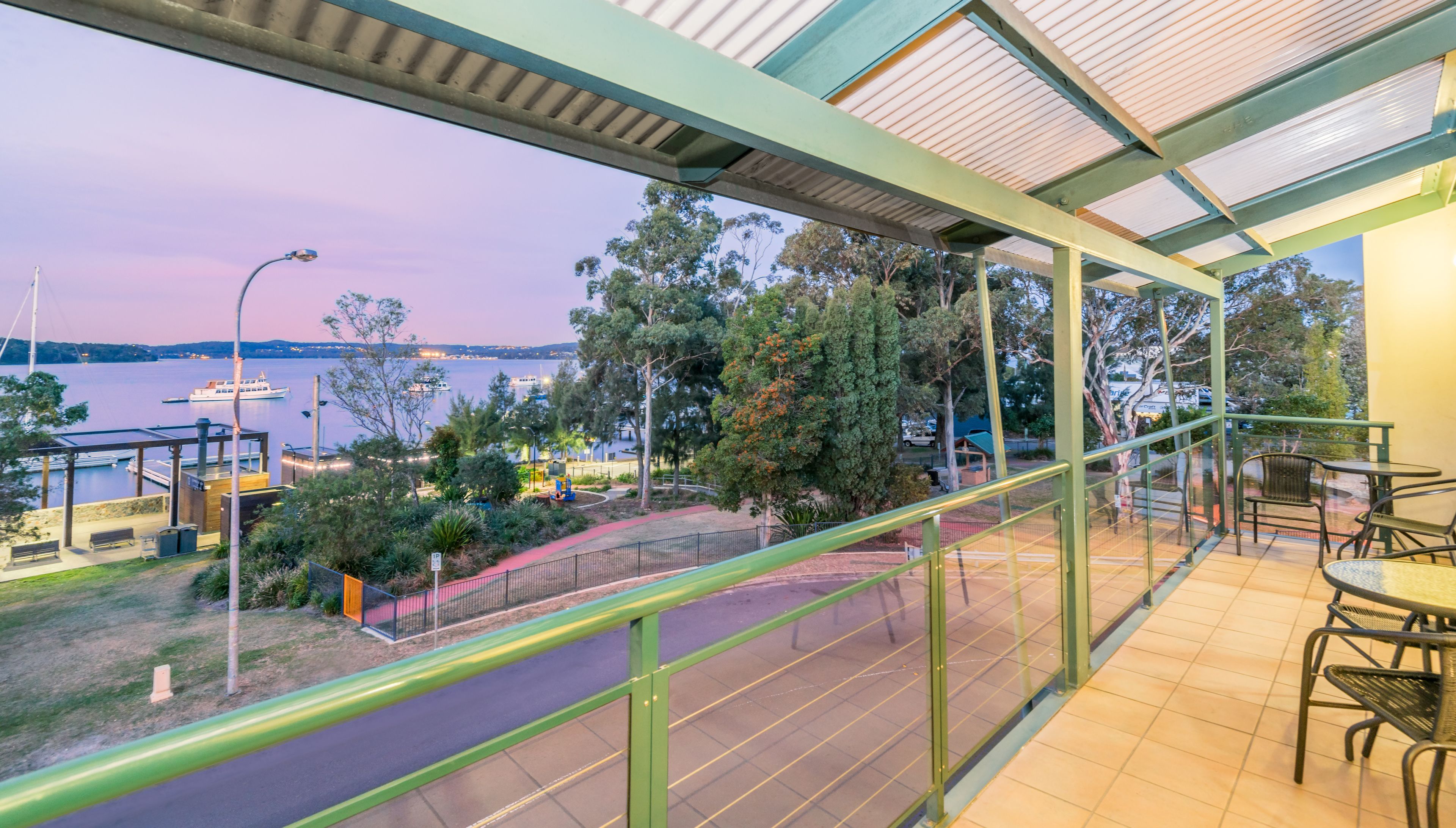 Two Bedroom Lakeview Apartment | Balcony view