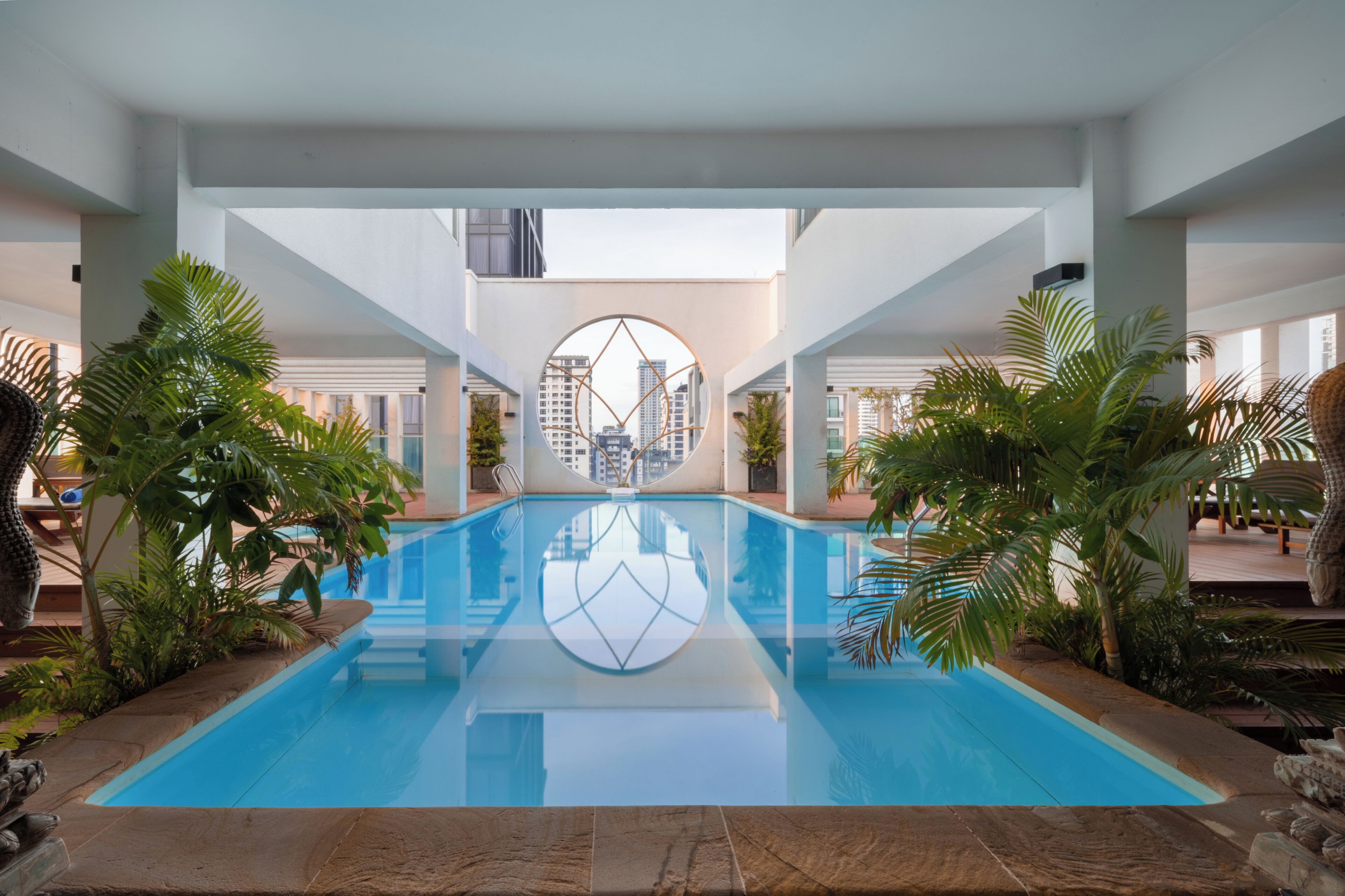 Piscina en la azotea