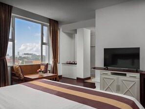 Udsigt fra overnatningsstedet