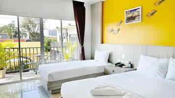 Standard Double or Twin Room, Pool Access, Pool View | Minibar, in-room safe, desk, free WiFi