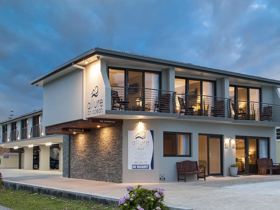 Front of property - evening/night