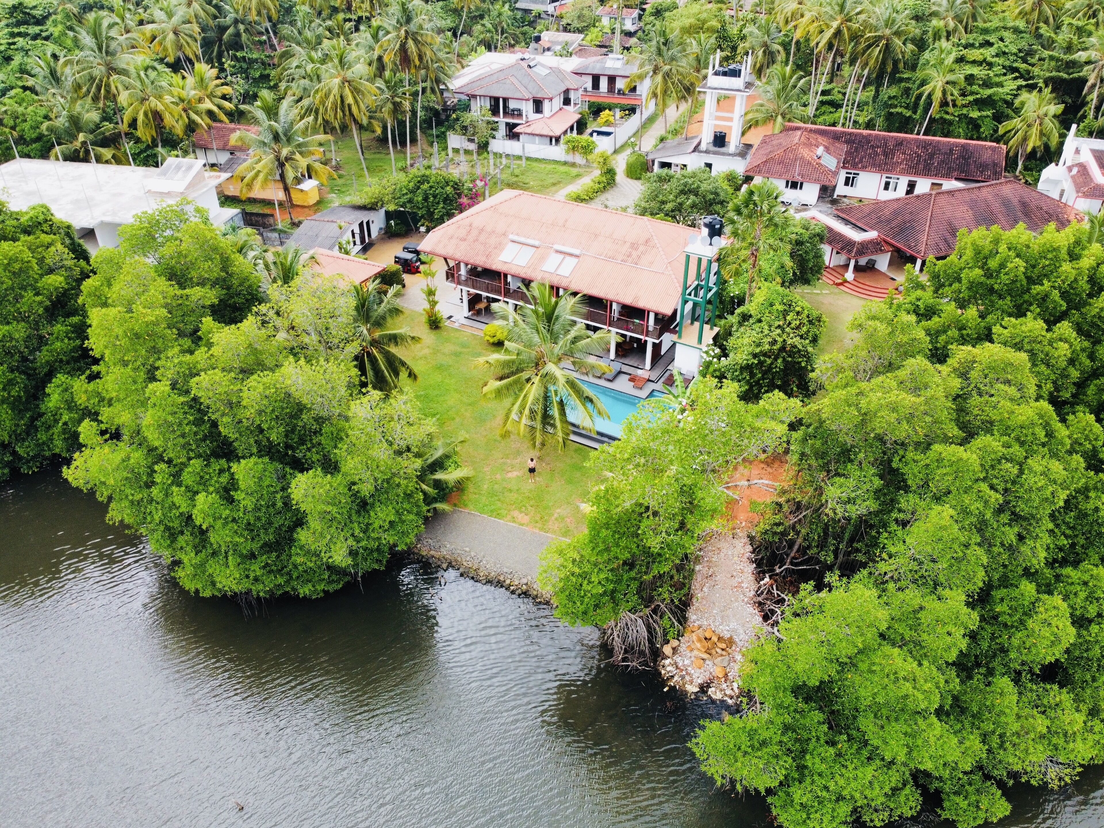 Façade de l’hébergement