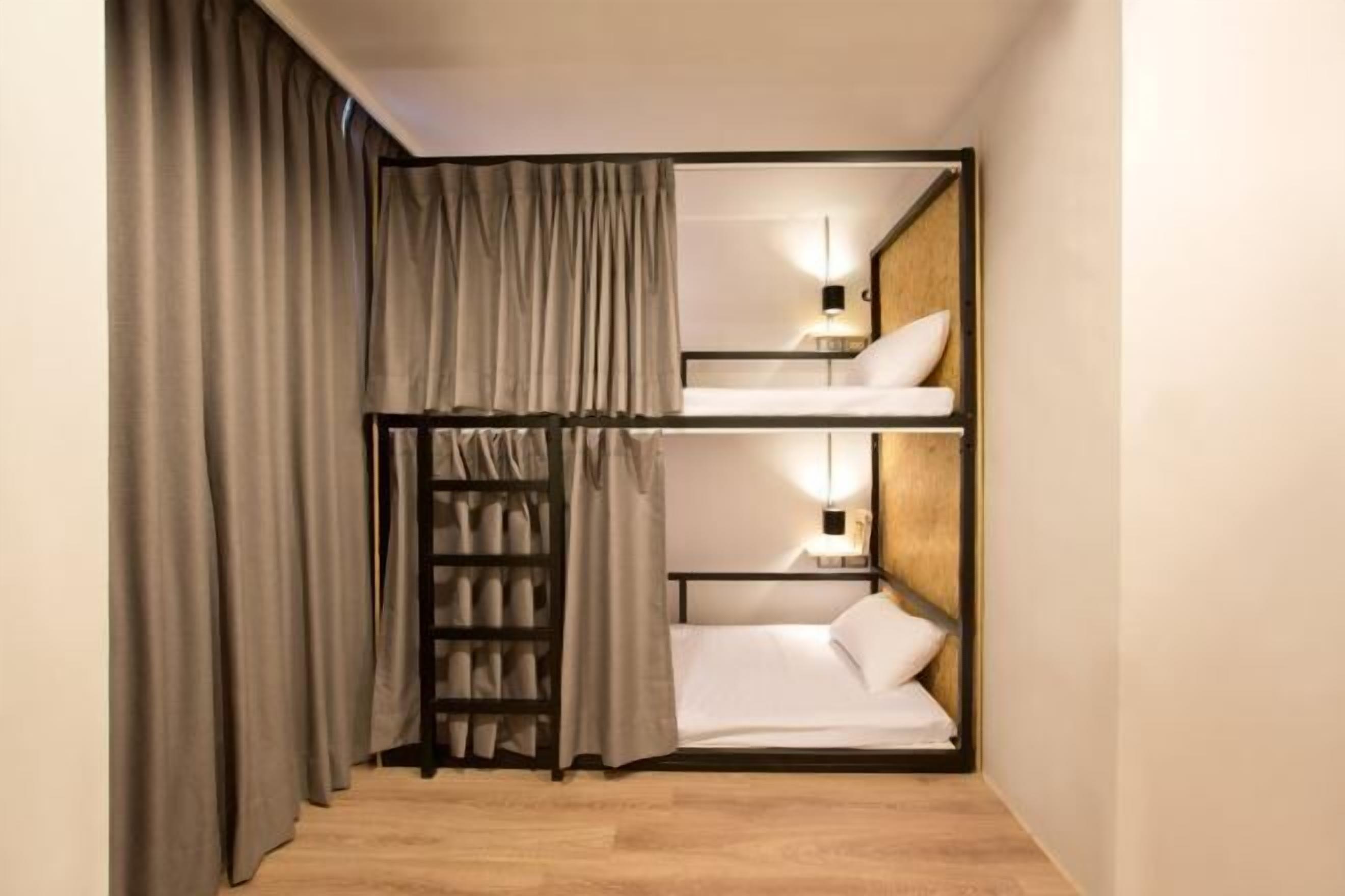 Down comforters, blackout drapes, iron/ironing board, free WiFi