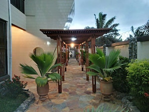 Front of property – evening/night