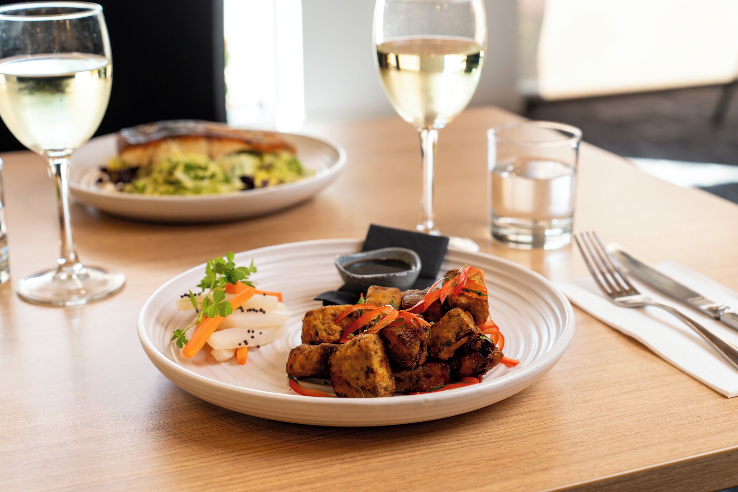 breakfast and dinner served