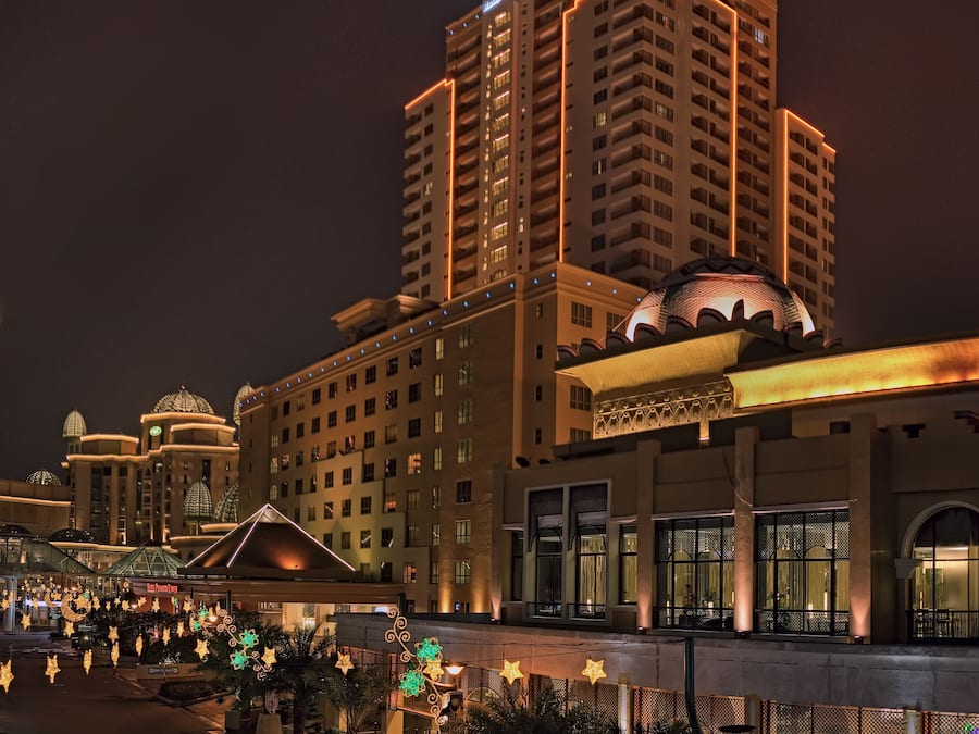 Front of property - evening/night