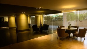 Sitteområde i lobbyen