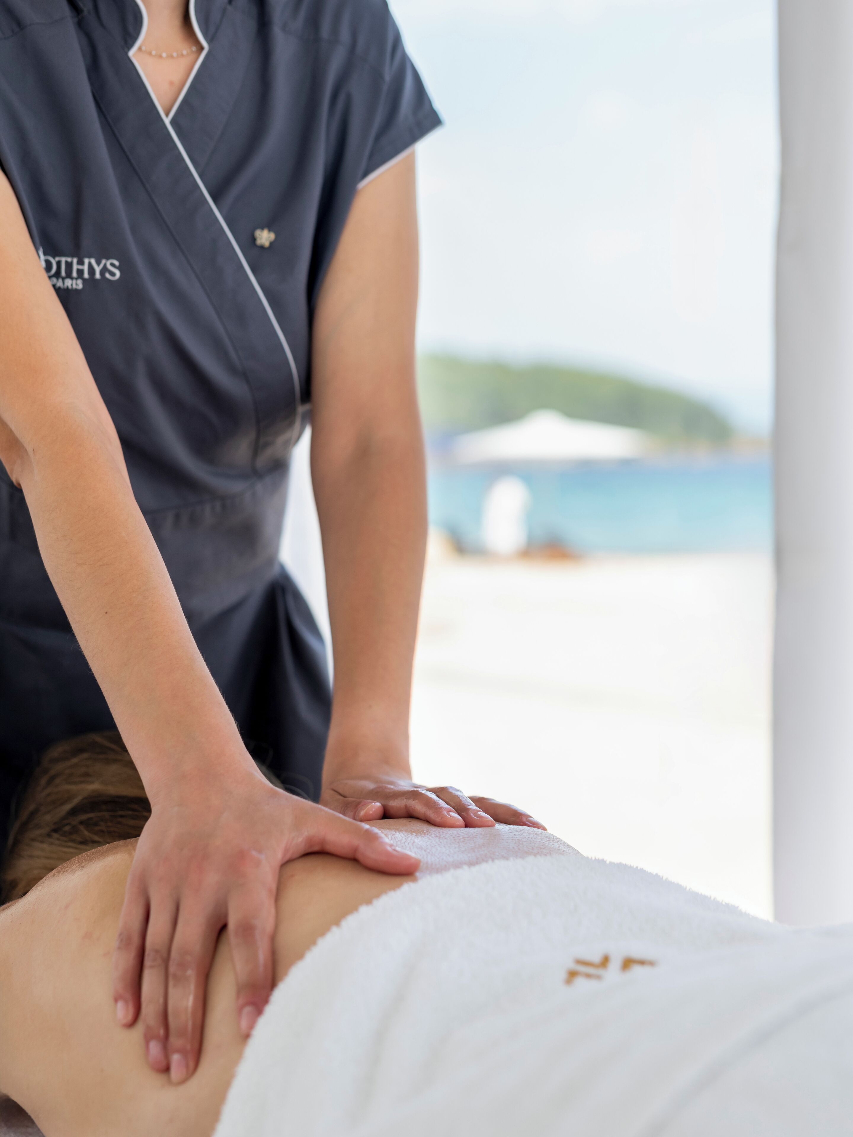 body treatments, deep-tissue massages, massages on the beach