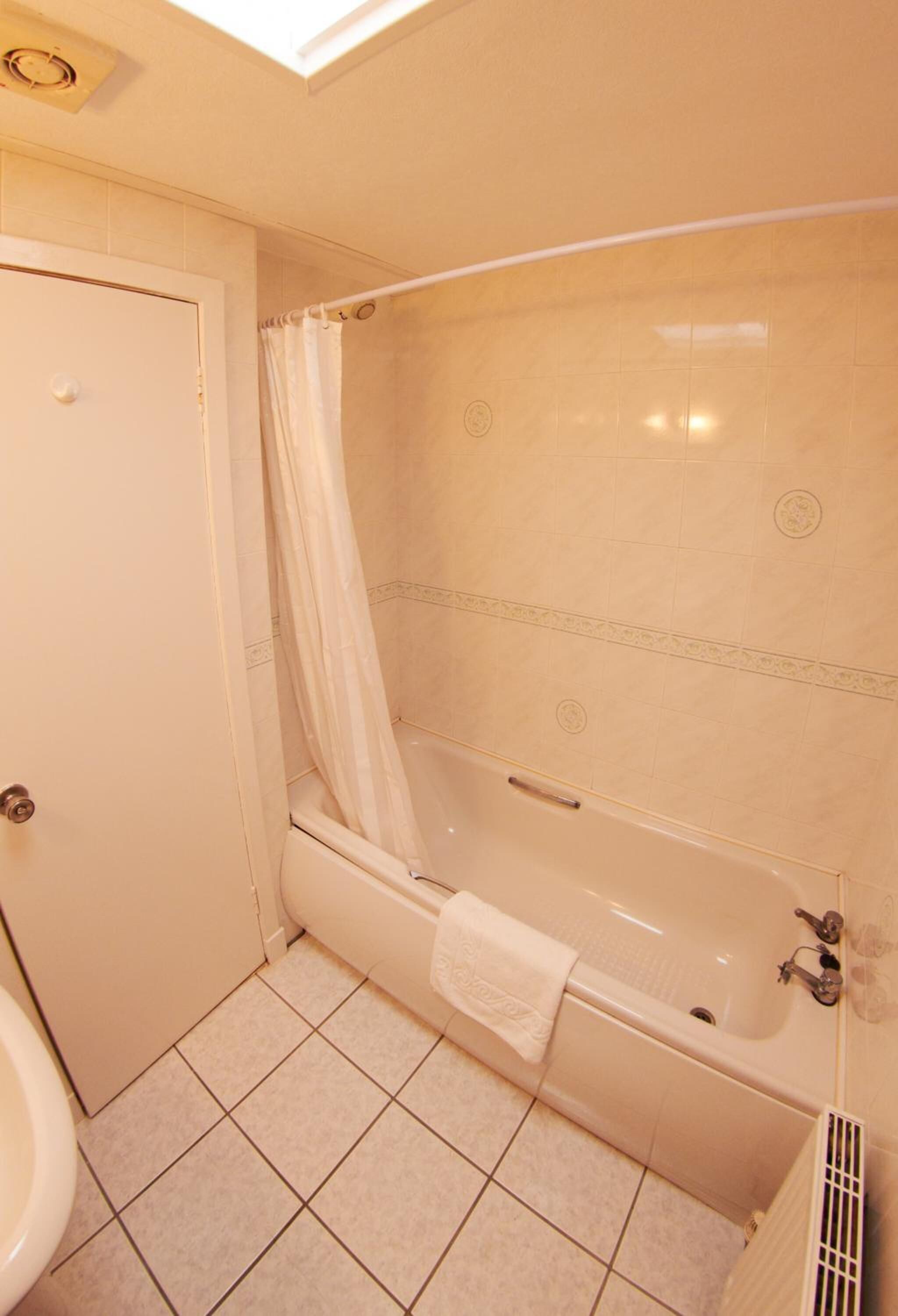 free toiletries, hair dryer, towels, soap