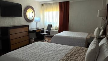 Standard Room, 2 Double Beds | Premium bedding, down duvets, in-room safe, desk