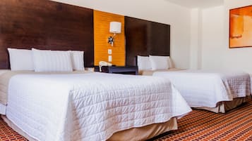 Premium bedding, down duvets, in-room safe, desk