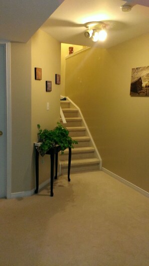 Bachelor Suite with Basement | Draps en coton égyptien, literie de qualité