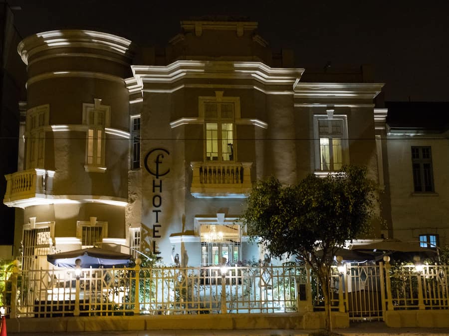 Fachada de la propiedad