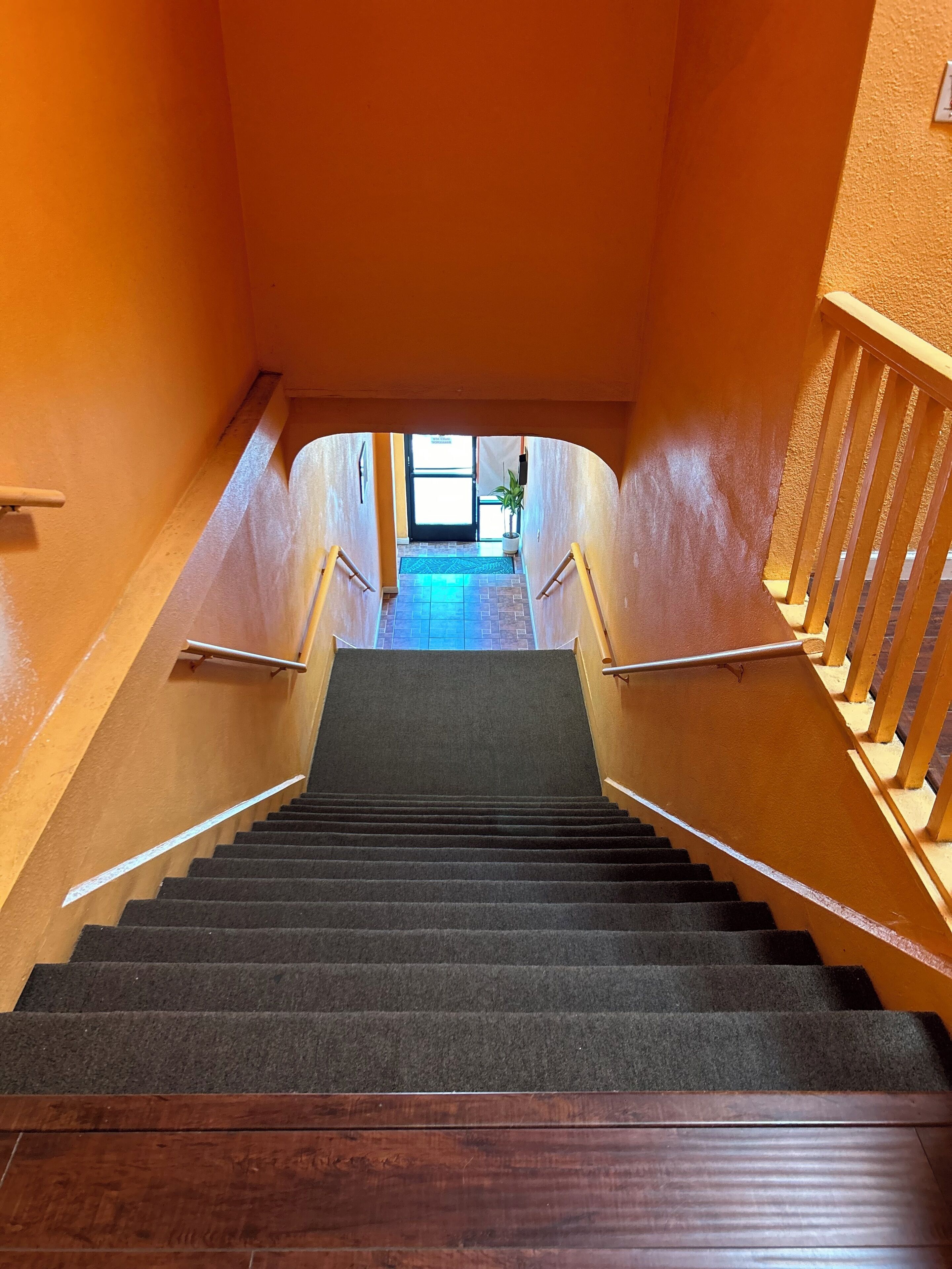Interior entrance