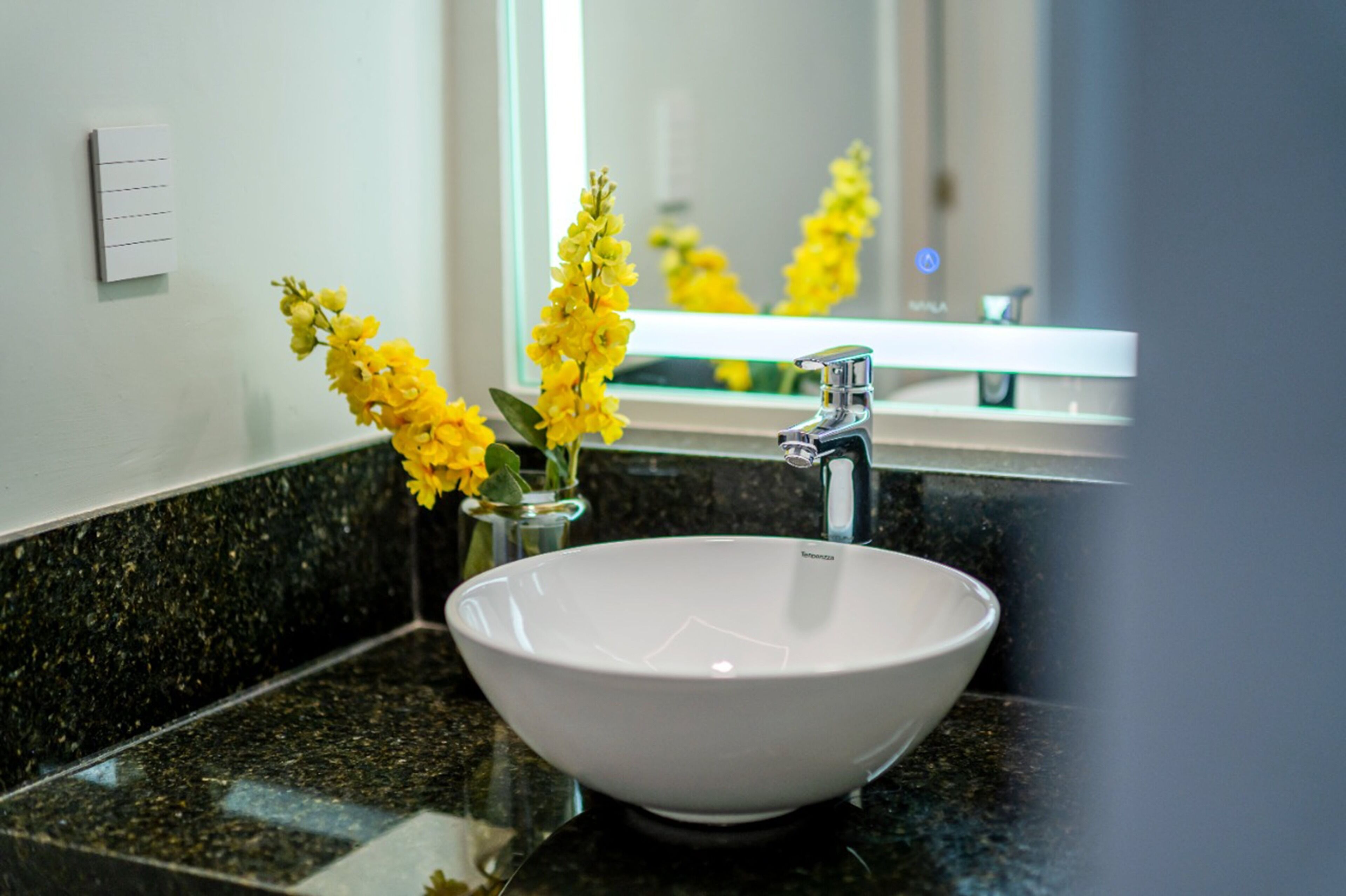contemporary suite | bathroom sink
