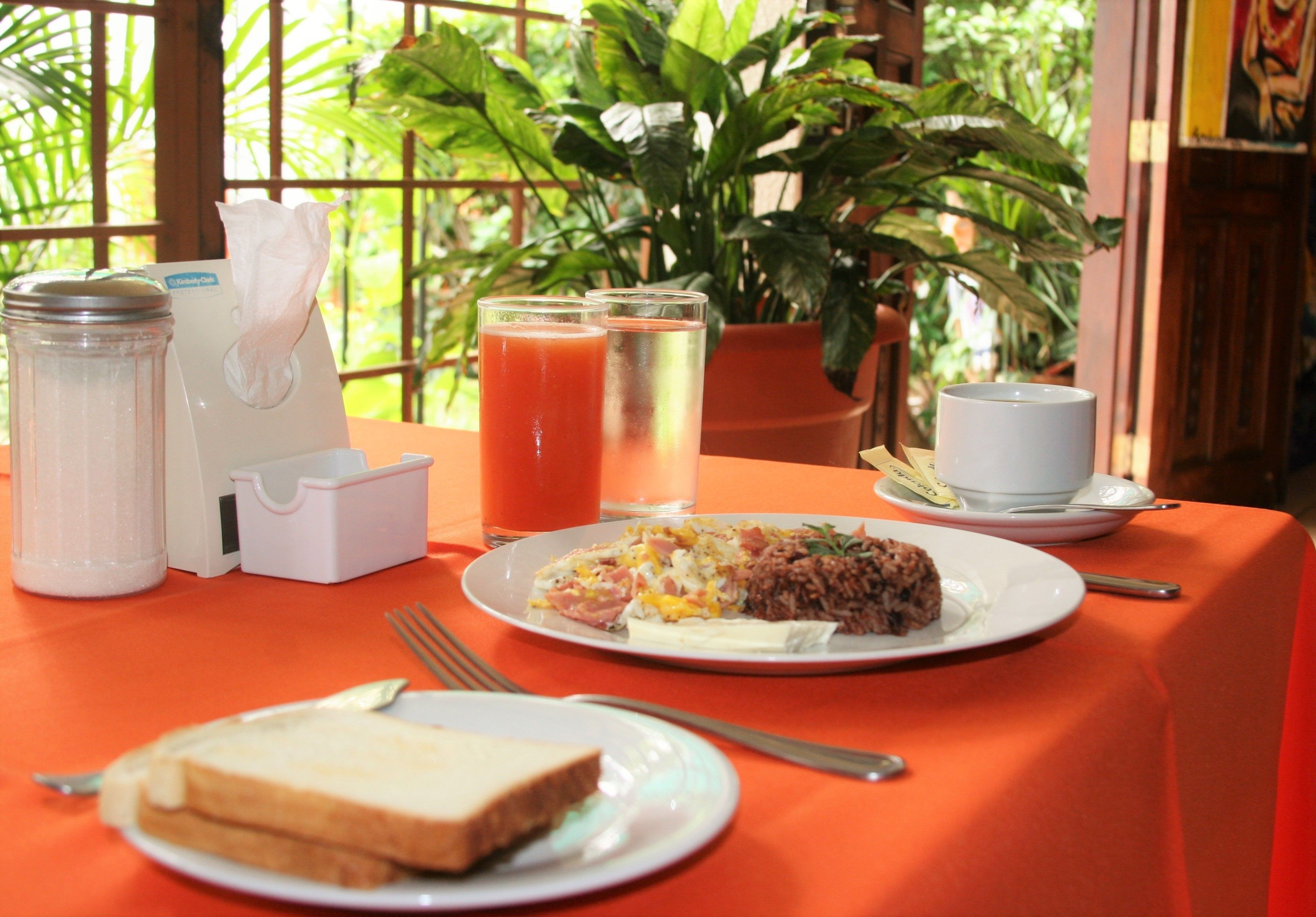 Free daily full breakfast 