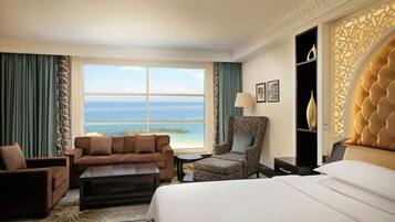 Premier Room, 1 King Bed, Sea View | Select Comfort beds, minibar, in-room safe, desk