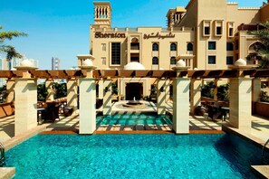 Outdoor pool, open 7:00 AM to 8:00 PM, pool umbrellas, sun loungers