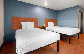 Standard Studio, 2 Queen Beds, Non Smoking, Refrigerator & Microwave | Desk, laptop workspace, iron/ironing board, free WiFi