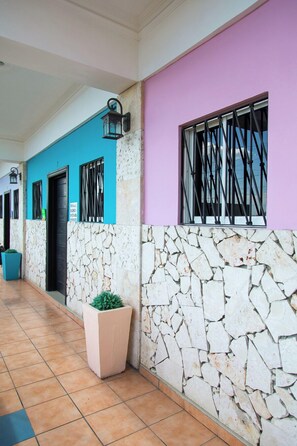 Majoituspaikan julkisivu