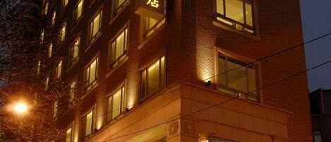 Voorkant van accommodatie