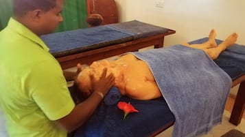Steam room, body treatments, deep-tissue massages, Thai massages