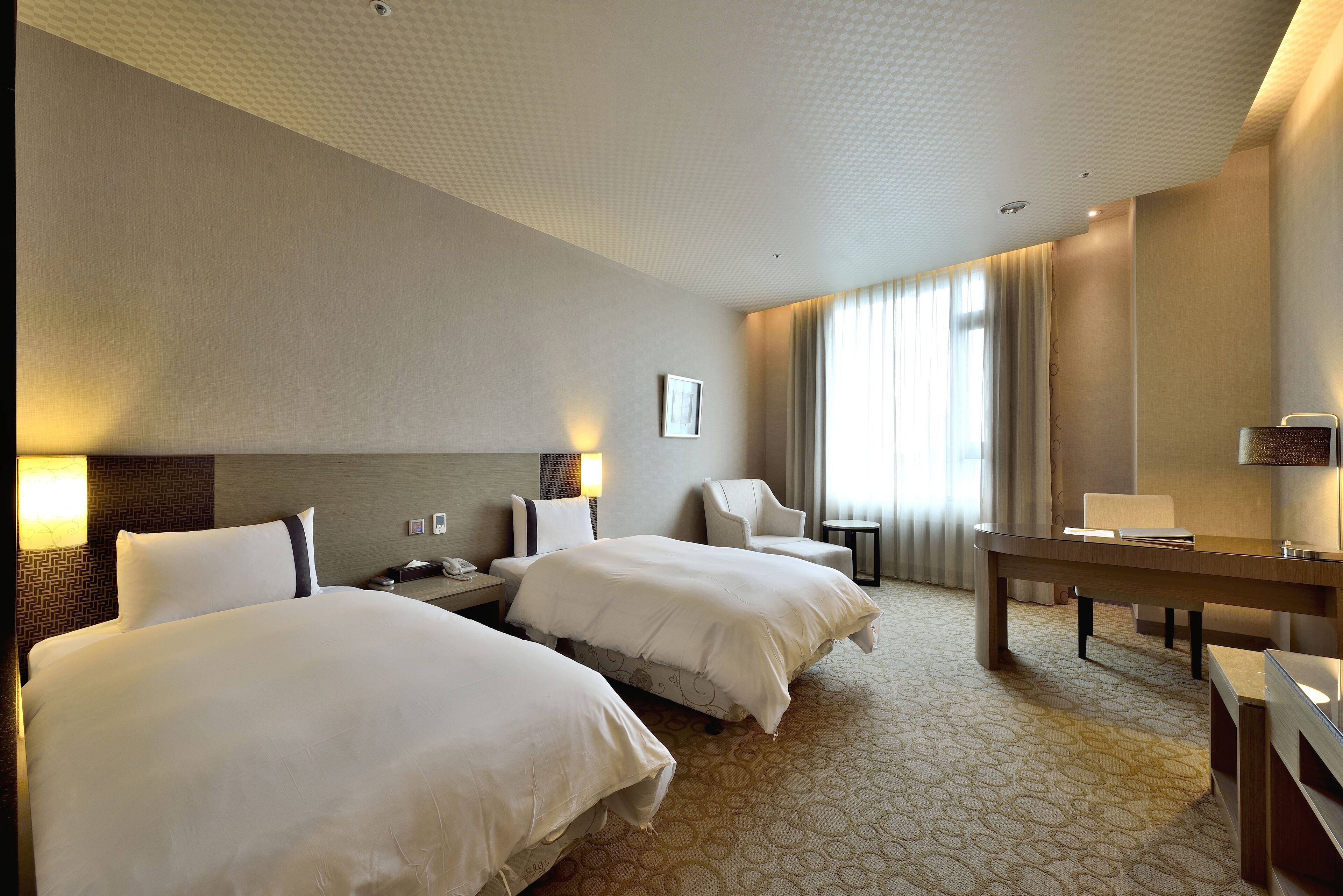 business double room, 2 single beds | view from room