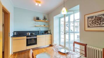 Suite Junior, vue ville | Cuisine privée