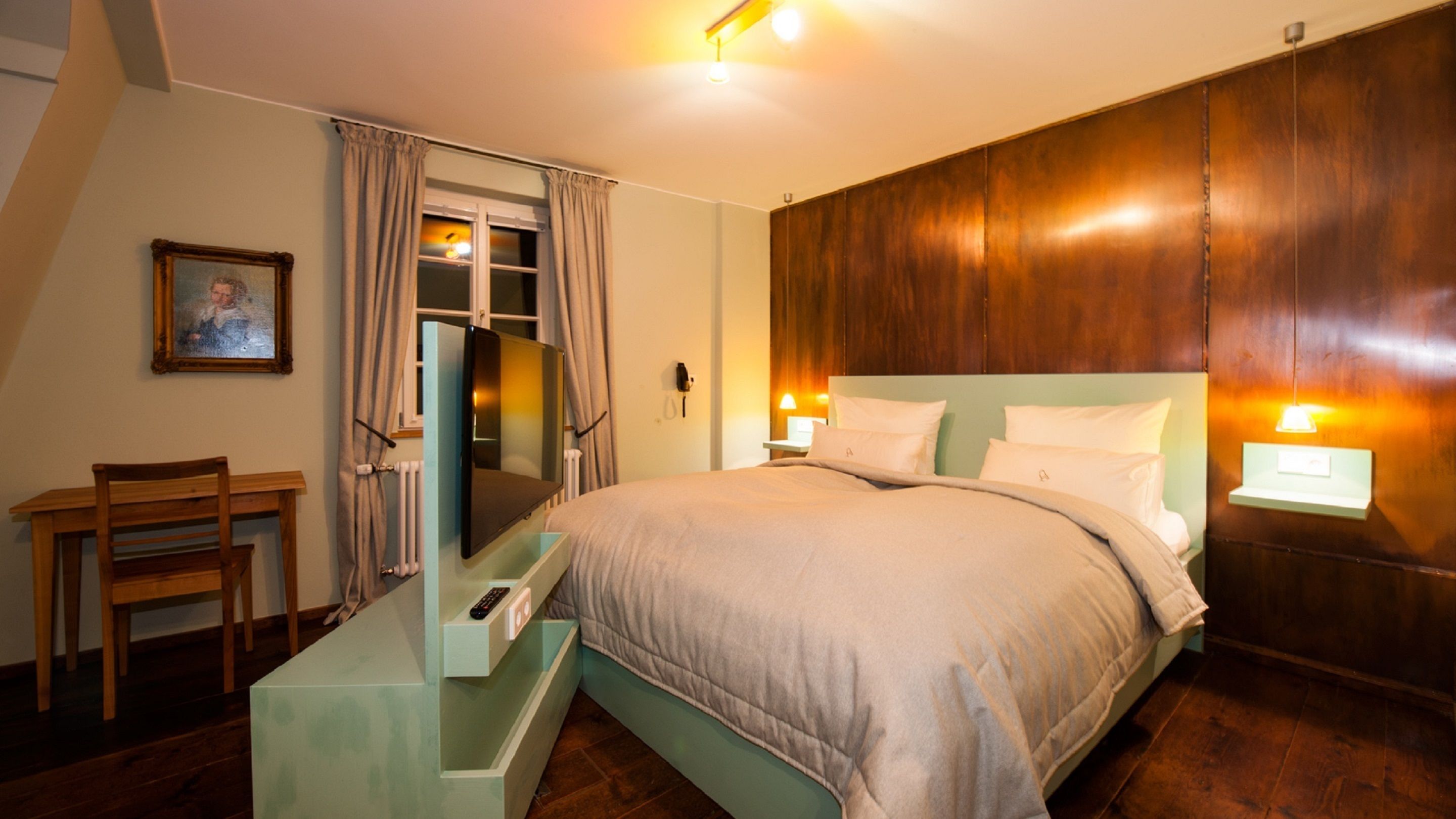 Classic Double Room | Premium bedding, soundproofing, WiFi (free), individually decorated