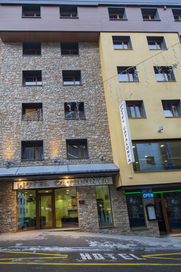 Façade de l’hébergement