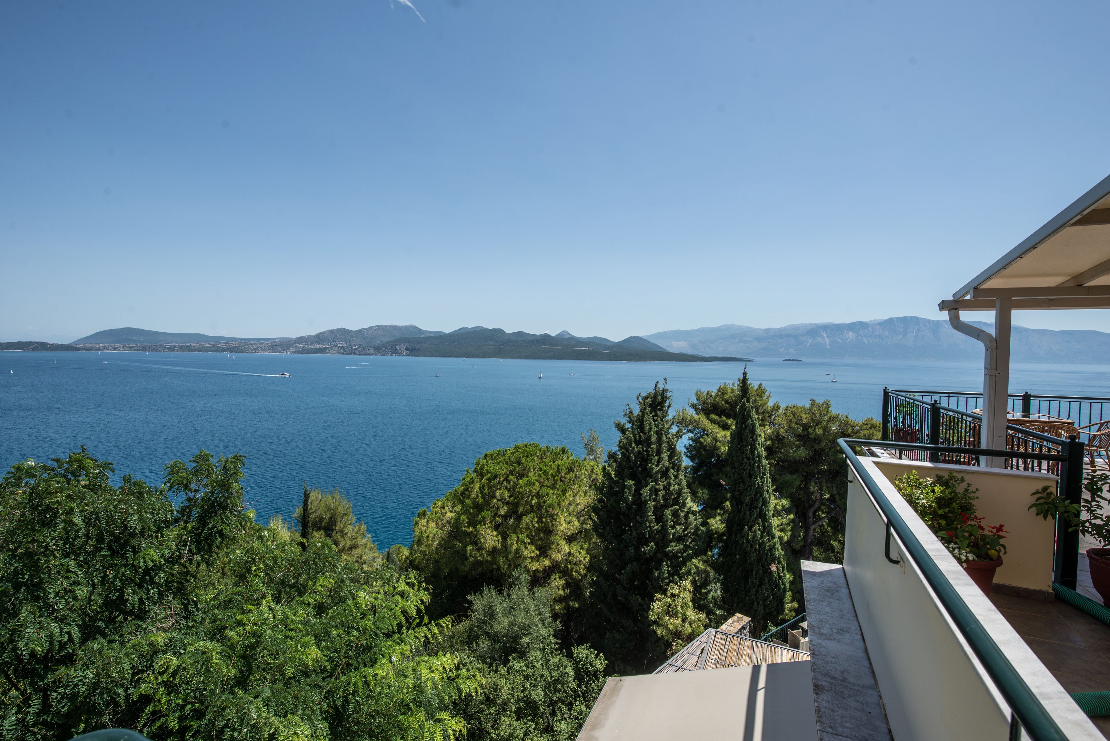 Camera doppia, vista mare parziale | Vista dalla camera