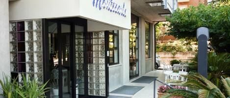 Entrée de l’hébergement