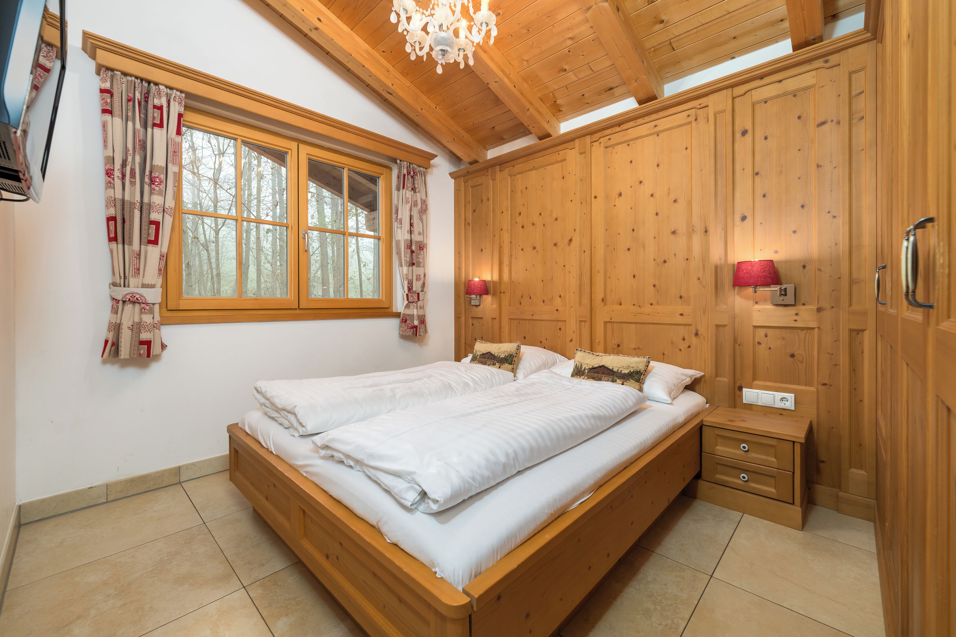 全景木屋, 4 間臥室, 三溫暖 (Incl. 407 EUR cleaning fee) | 6 間臥室、獨特裝潢、布置獨特、遮光布/窗簾