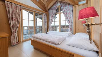 全景小木屋, 4 間臥室, 桑拿 (Incl. 407 EUR cleaning fee) | 6 間睡房、獨特設計、獨特裝修、遮光窗簾/窗簾