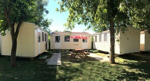 Mobile Basic-Unterkunft, 1 Schlafzimmer, Gemeinschaftsbad | Ausblick vom Zimmer