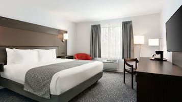 Room, 1 King Bed, Non Smoking | Desk, iron/ironing board, cribs/infant beds, free WiFi