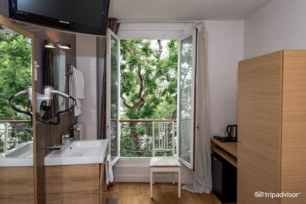 Uitzicht vanuit accommodatie