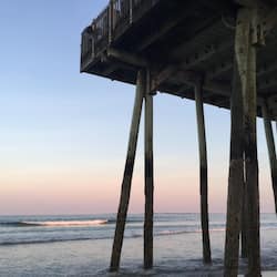 On the beach