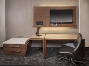 In-room safe, desk, blackout curtains, iron/ironing board