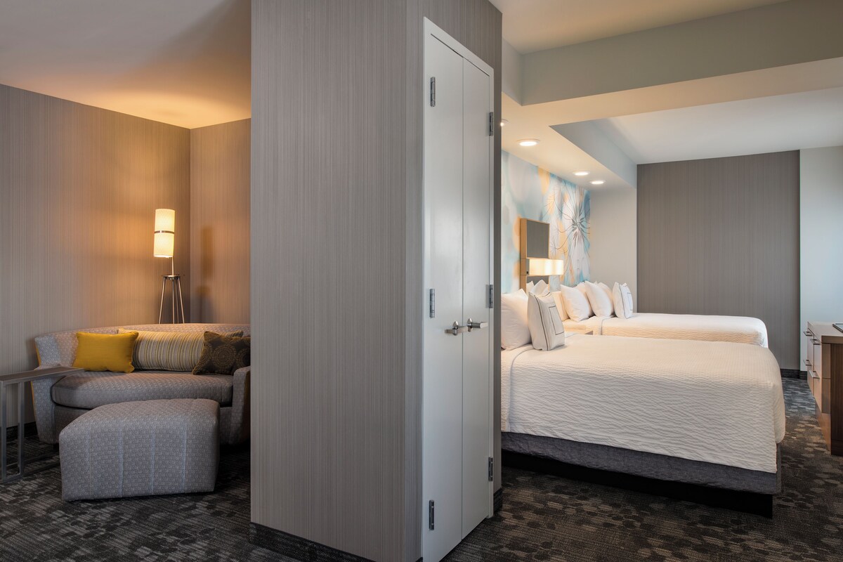 Room, Multiple Beds | In-room safe, desk, blackout drapes, iron/ironing board