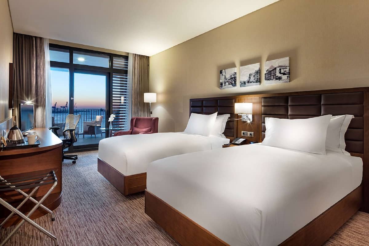 Twin Room, 2 Single Beds, Bay View (Aegean)