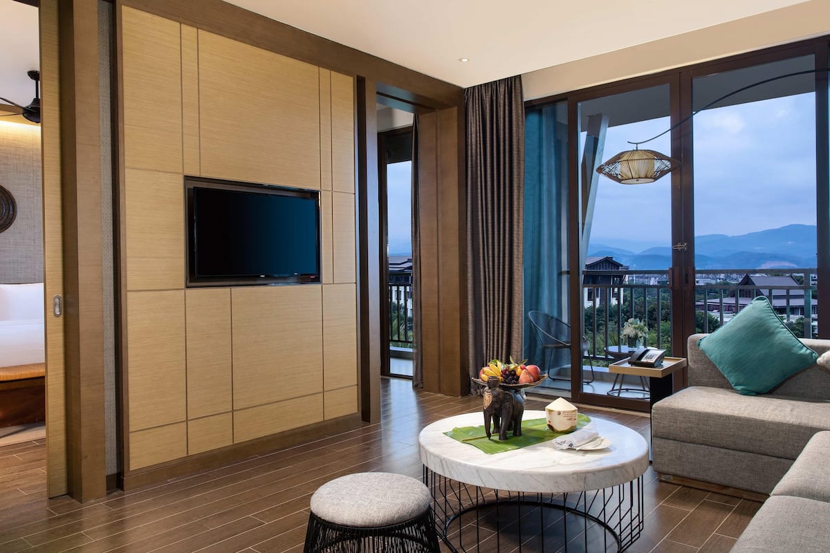 deluxe suite, 1 king size bed | 1 bedroom, premium bedding, down duvets, pillow-top beds