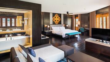 Suite, 1 habitación, en esquina | 1 habitación, minibar y caja de seguridad en la habitación