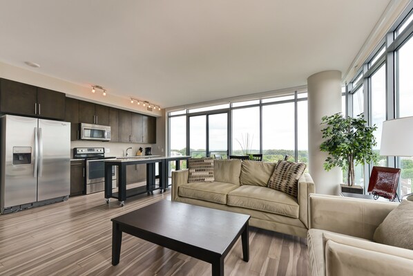 Apartment, 1 Bedroom | Living room