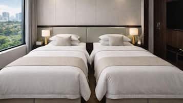 Minibar, coffres-forts dans les chambres, réveils