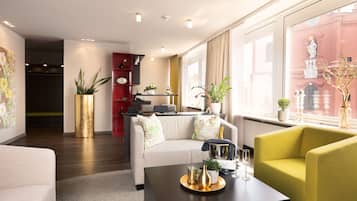 Ropa de cama de alta calidad y minibar