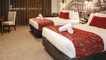 Phòng Superior, 2 giường cỡ queen | 1 phòng ngủ, bộ trải giường bằng vải cotton Ai Cập
