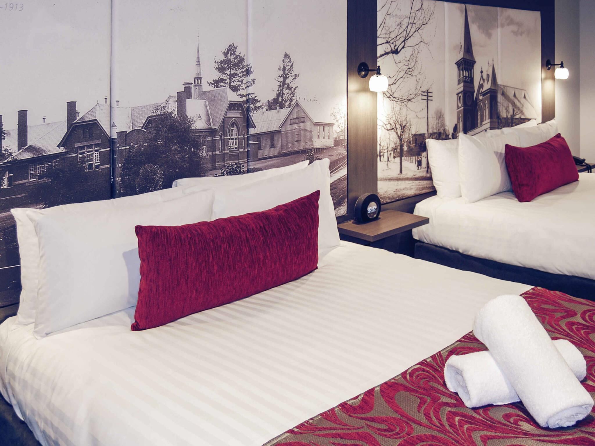 Kamar Superior, 2 Tempat Tidur Queen | Seprai katun Mesir, seprai premium, minibar, dan brankas