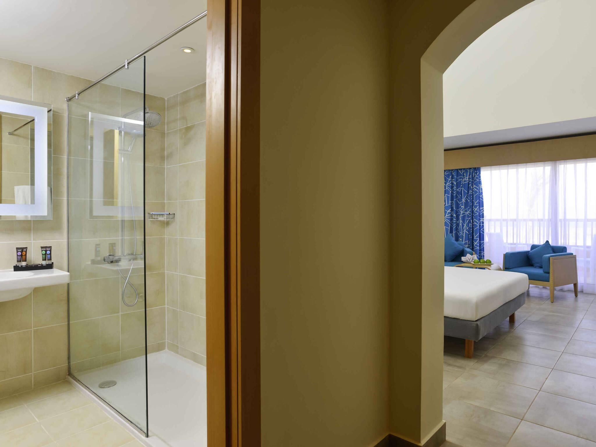 Free minibar items, in-room safe, desk, iron/ironing board